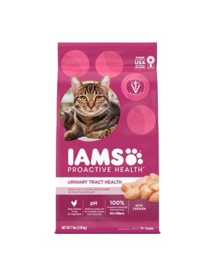 IAMS Proactive Health Urinary Tract Health Adult Dry Cat Food Chicken 1ea/7 lb