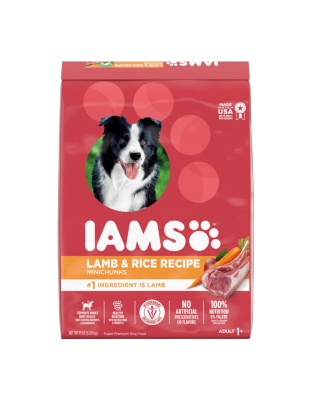IAMS Minichunks Adult Dry Dog Food Lamb & Rice 1ea/15 lb