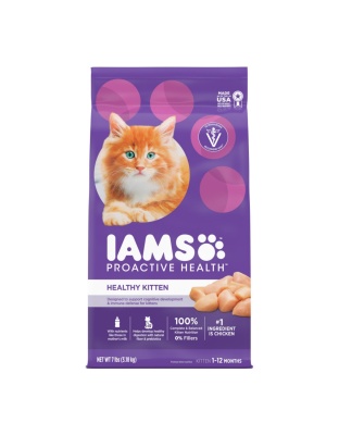 IAMS Proactive Health Kitten Dry Cat Food Chicken 1ea/7 lb
