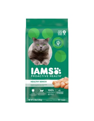 IAMS Proactive Health Senior Dry Cat Food Chicken 1ea/3.5 lb