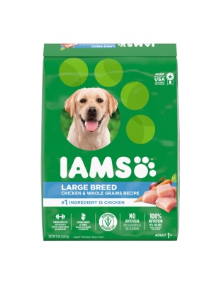 IAMS High Protein Large Breed Adult Dry Dog Food Real Chicken 1ea/15 lb