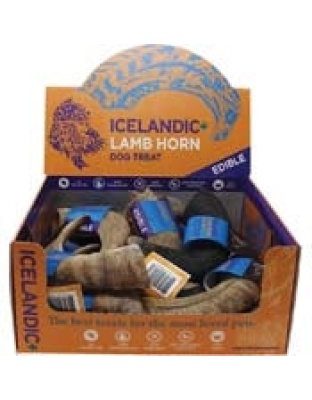 Icelandic+ Lamb Horn - 12-Piece Display Loose (Sized Approx. 6.5-7In)