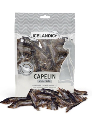 Icelandic  Capelin Whole Fish and Pieces Cat Treat 1.5oz. Bag