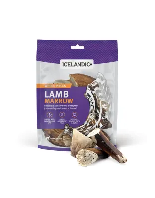 Icelandic  Lamb Marrow Whole Pieces Dog Treat 4.5-oz. Bag