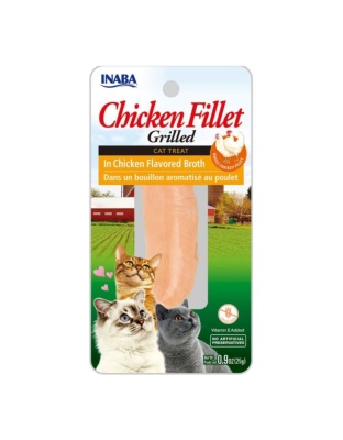 Inaba Chicken Fillet Grilled with Flavored Broth Chicken .9oz. (Case of 6)