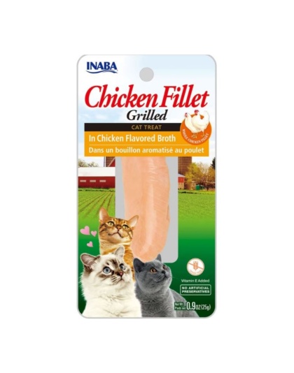 Inaba Chicken Fillet Grilled with Flavored Broth Chicken .9oz. (Case of 6)