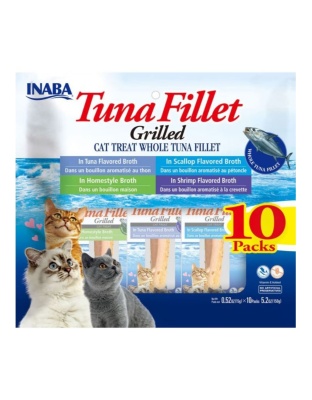 Inaba Tuna Fillet Grilled Variety Pack Assorted .52oz.-10 Pk