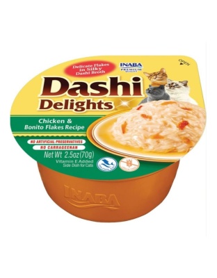 Inaba Dashi Delights Flakes In Broth Chicken/Bonito 2.5oz. (Case of 6)
