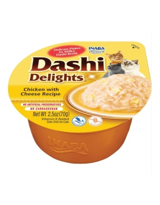 Inaba Dashi Delights Flakes In Broth Chicken/Cheese 2.5oz. (Case of 6)