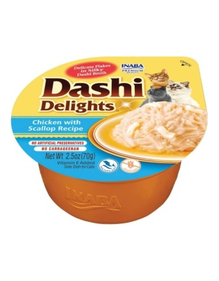 Inaba Dashi Delights Flakes In Broth Chicken/Scallop 2.5oz. (Case of 6)