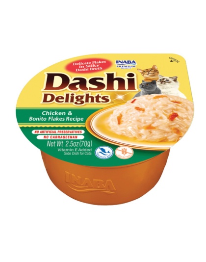 Inaba Dashi Delight 2.5oz. Chicken Bonito Flakes (6 count)