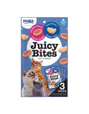 Inaba Cat Juicy Bites Scallop Crab 1.2oz. (6 Count)