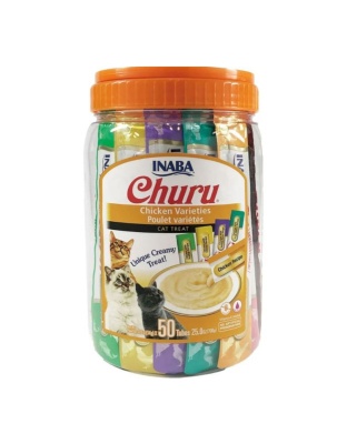 Inaba Cat Churu Chicken 50Ct Jar