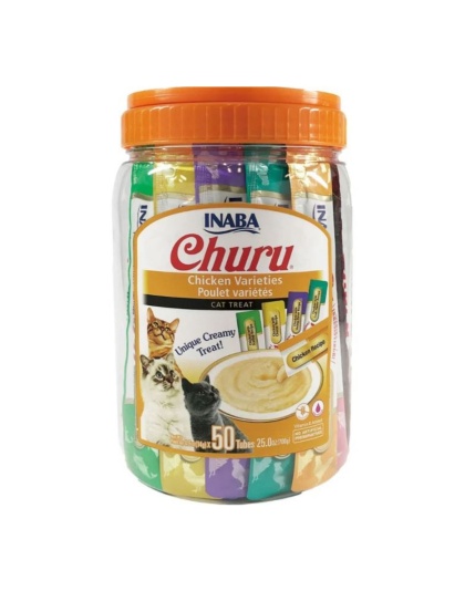 Inaba Cat Churu Chicken 50Ct Jar