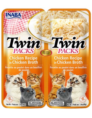 Inaba Cat Twin Pack Chicken in Chicken Broth 2.08oz. (6 Count)