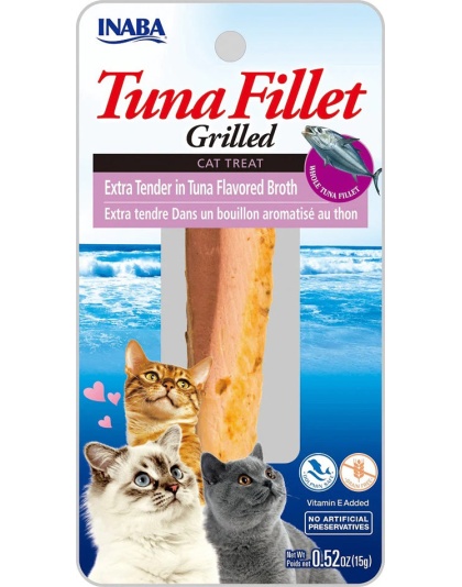 Inaba Cat Grill Fil Xtnder Tuna /Tuna Broth 0.5Oz/6Ct