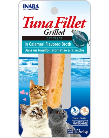 Inaba Cat Grill Fil Tuna /Tuna Broth 0.5Oz/6Ct.