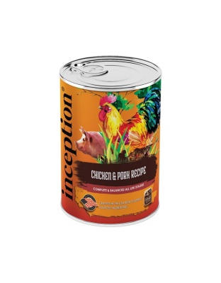 Inception Dog Can Chicken Pork 13oz. (Case of 12)