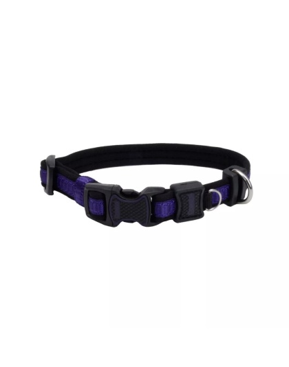 Inspire Adjustable Dog Collar Purple 1 x 18-26in. Large