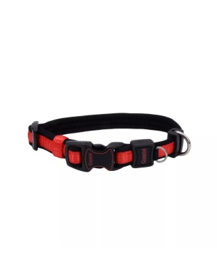 Inspire Adjustable Dog Collar Red 1 x 18-26in. Large
