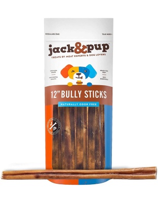 Jack And Pup Bully Stick 12" Bulk(100)