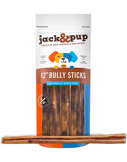 Jack And Pup Bully Stick 12" Bulk(100)