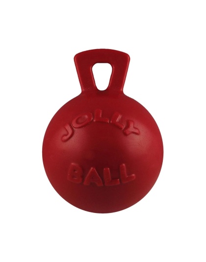 Jolly Pets Tug-N-Toss Ball Red Large 8in.