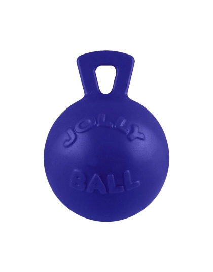 Jolly Pets Tug-N-Toss Ball Blue Small 4.5in.