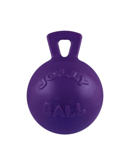 Jolly Pets Tug-N-Toss Ball Purple Small 4.5in.