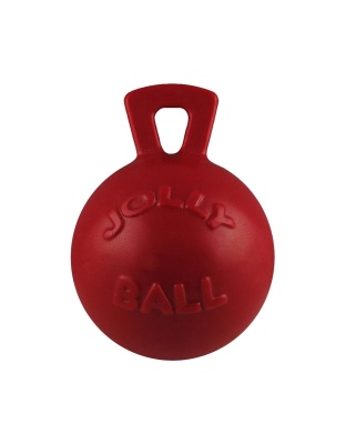Jolly Pets Tug-N-Toss Ball Red Small 4.5in.