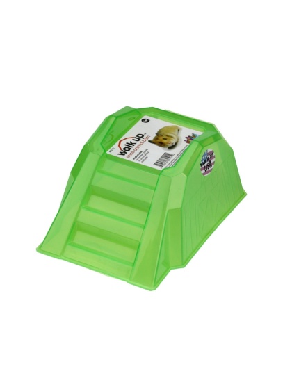 JW Pet Walk Up Barn for Small Animals Green 1ea/MD