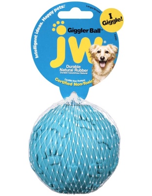 JW Pet Giggler Ball Dog Toy Assorted 1ea/LG