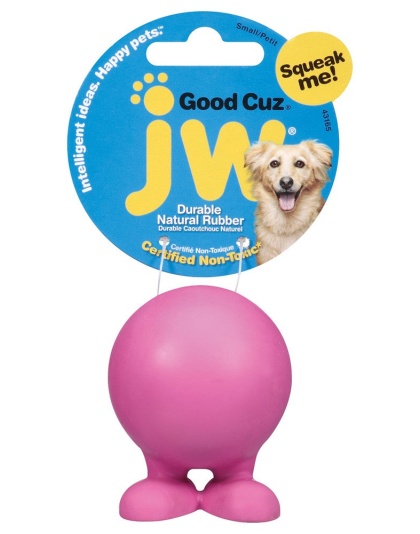 JW Pet Good Cuz Dog Toy Assorted 1ea/SM