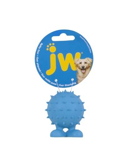 JW Pet Spiky Cuz Dog Toy Assorted 1ea/SM