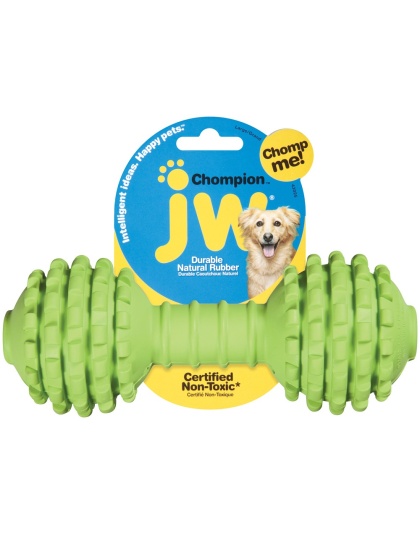 JW Pet Chompion Heavyweight Dog Toy Assorted 1ea/LG