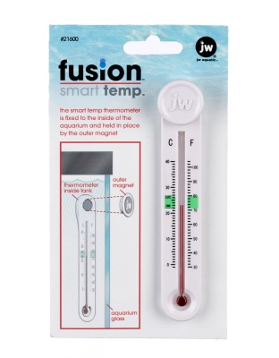 JW Pet Fusion Smart Temp Aquarium Thermometer White 1ea/One Size