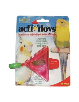 JW Pet ActiviToy Tilt Wheel Bird Toy Assorted 1ea/One Size