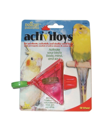JW Pet ActiviToy Tilt Wheel Bird Toy Assorted 1ea/One Size