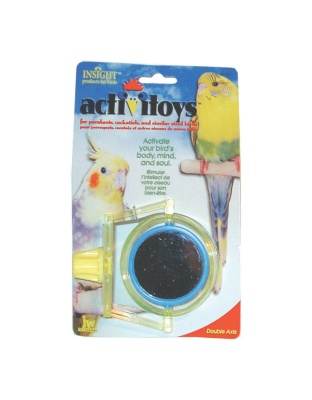 JW Pet ActiviToy Double Axis Bird Toy Multi-Color 1ea/One Size