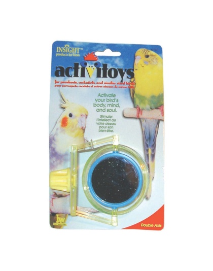JW Pet ActiviToy Double Axis Bird Toy Multi-Color 1ea/One Size