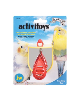 JW Pet ActiviToy Punching Bag Bird Toy Multi-Color 1ea/SM/MD