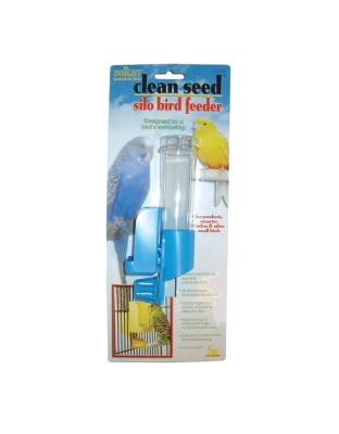 JW Pet Clean Seed Silo Bird Feeder Assorted 1ea/SM
