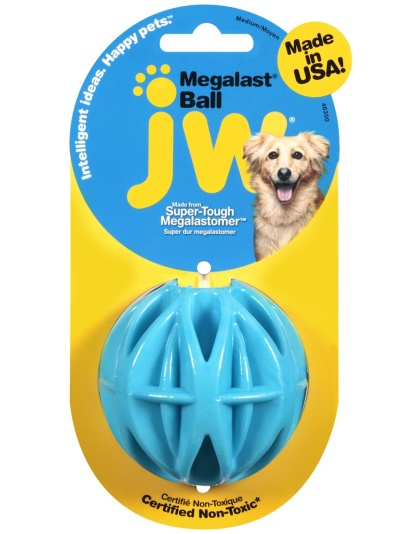 JW Pet MegaLast Dog Toy Ball Assorted 1ea/MD