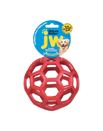 JW Pet Hol-ee Roller Dog Toy Assorted 1ea/MD