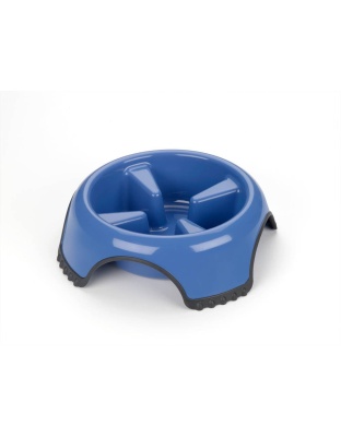 JW Pet Skid Stop Slow Feed Dog Bowl Assorted 1ea/XL