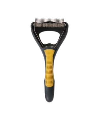JW Pet Dog Deshedding Tool Grey, Yellow 1ea/One Size