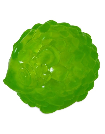 JW Pet Isqueak Hedgehog Ball Dog Toy Green 1ea/SM