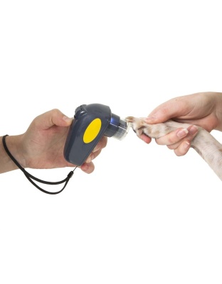 JW Pet Palm Nail Grinder for Dogs Grey, Yellow 1ea/One Size