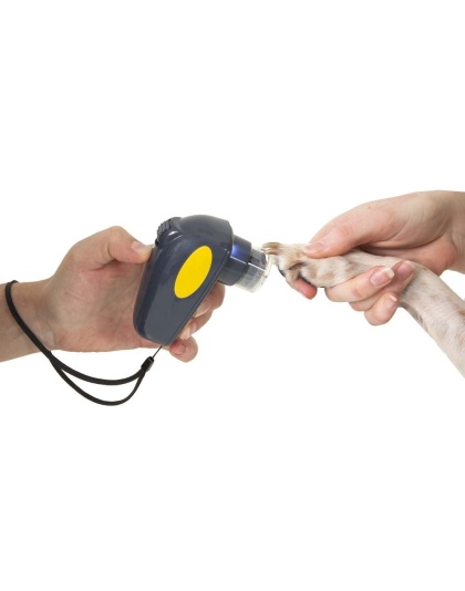 JW Pet Palm Nail Grinder for Dogs Grey, Yellow 1ea/One Size