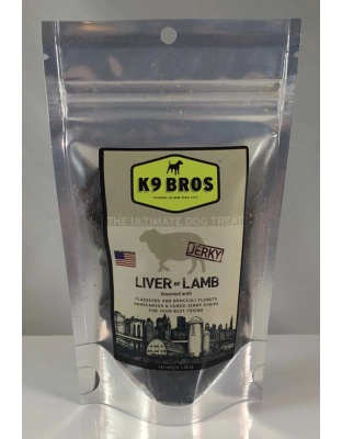 K9 Bros Little Brother Lamb Liver 1.25oz./60 Dog Treat